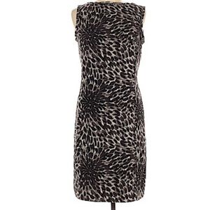 Ann Taylor Leopard Print Pencil Dress